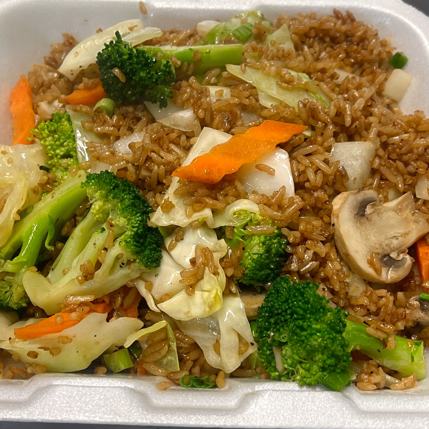 Vegetable fried rice